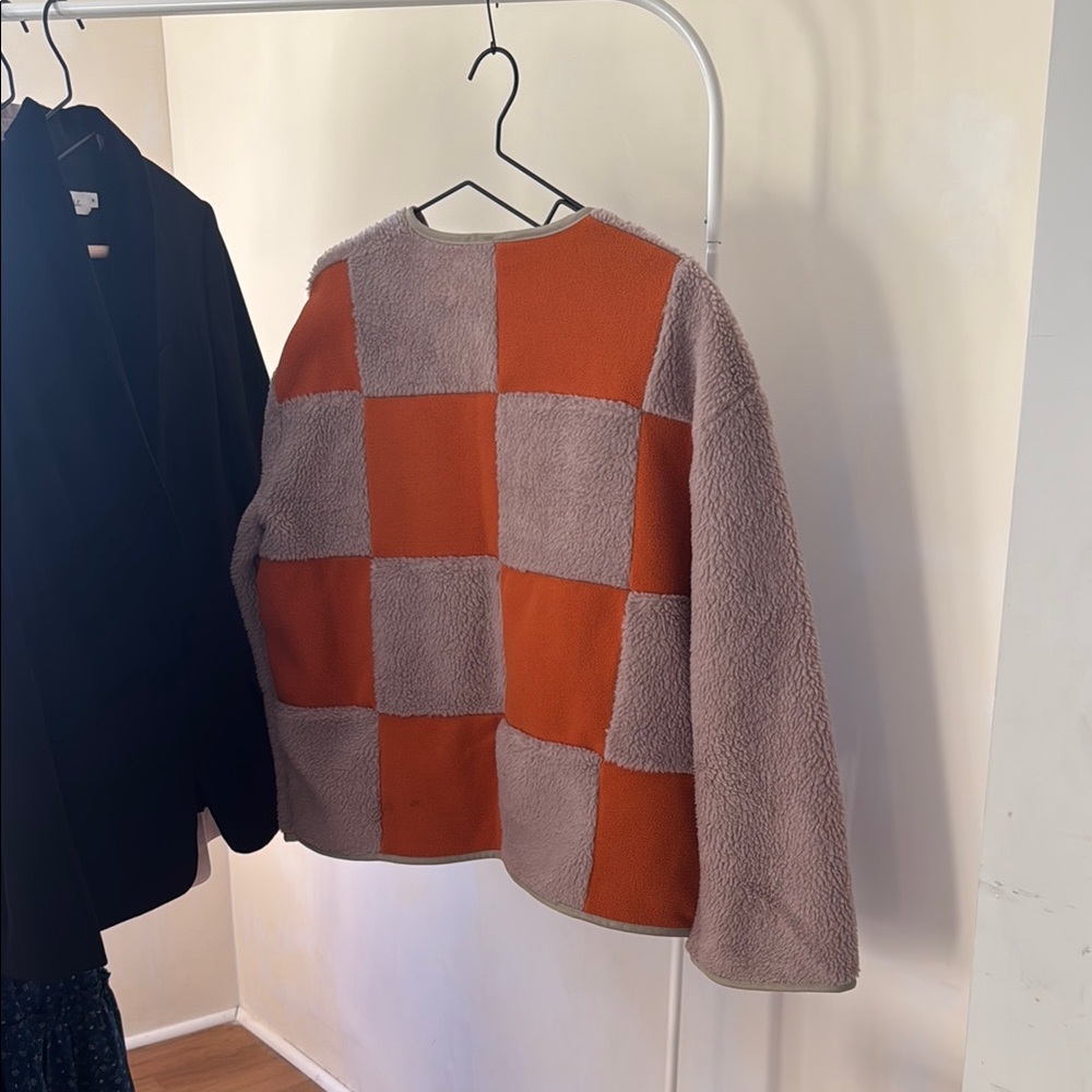 Chic Colorblock Fleece Jacket